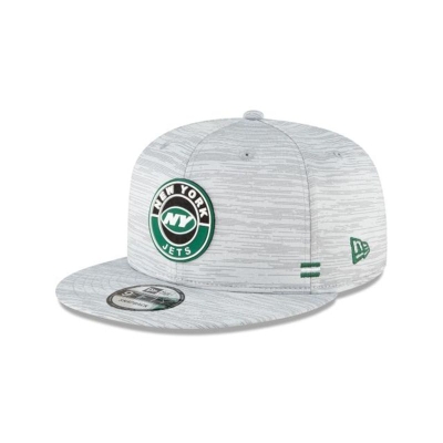 New York Jets Gorra | New Era Official NFL Fall Sideline 9fifty Snapback Cap Mexico - Grises